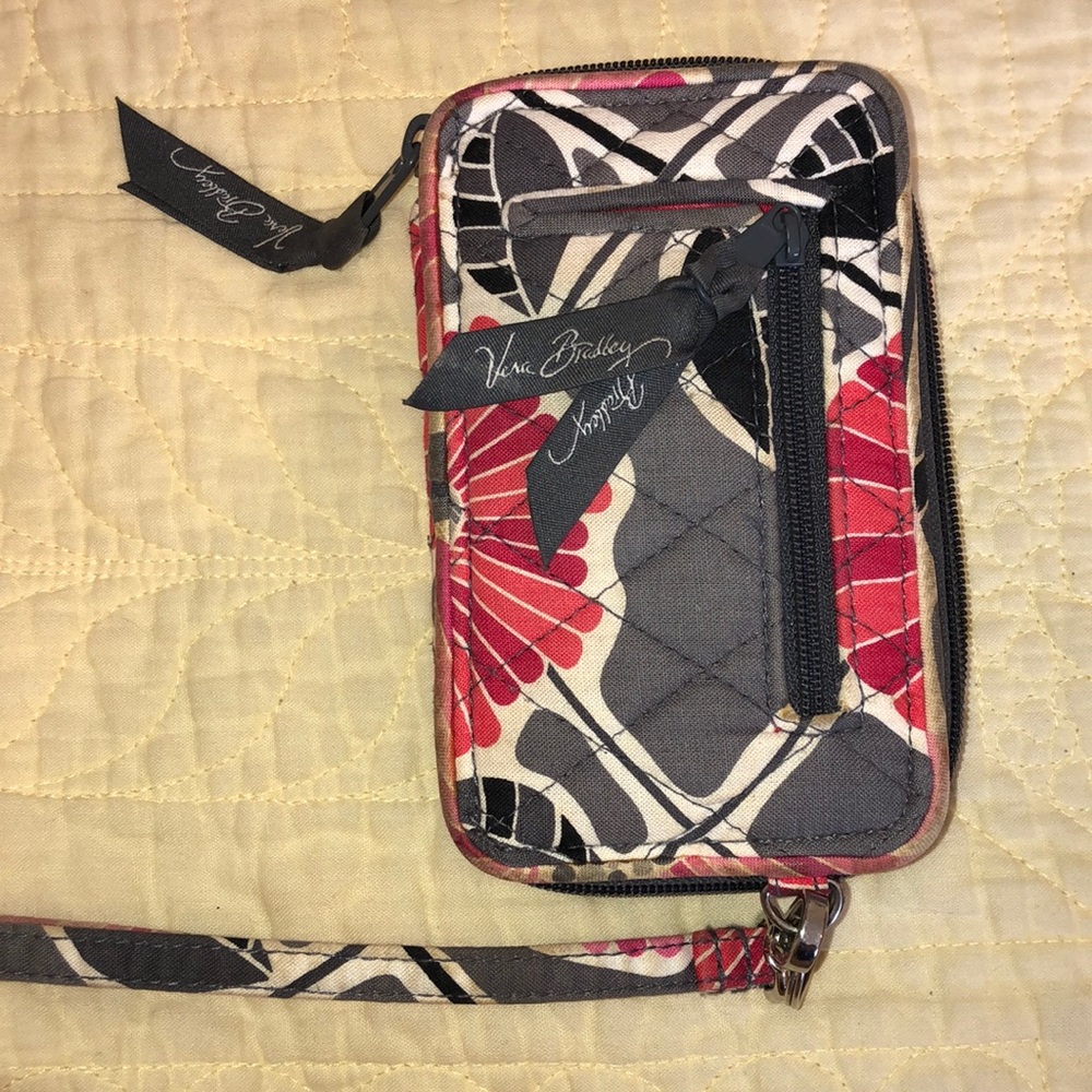 Vera Bradley Zip Around Floral Wallet